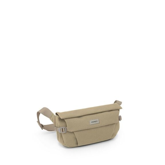 Side image of the Arcane Hip Back in the color Latte Brown Heather
