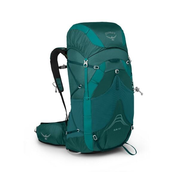 Side image of Eja 58 extended fit in the color Deep Teal