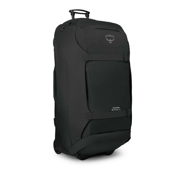side view of the Sojourn™ Shuttle Wheeled Duffel 36"/130L in color black