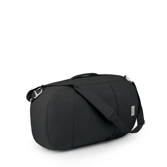 side image of the Arcane Duffel pack in the color black