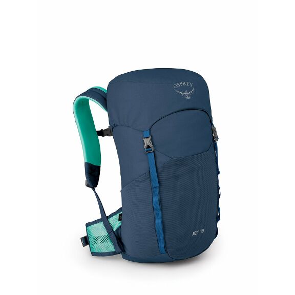 side view of the JET 18 in color waveblue