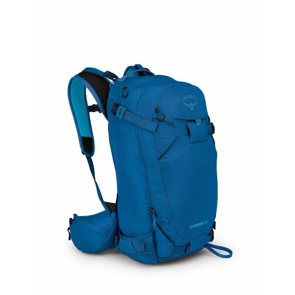 side view of the Kamber 30 in color alpineblue