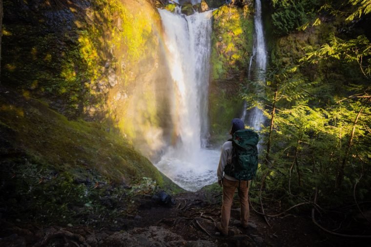 Gazing toward Fall Creek Falls.