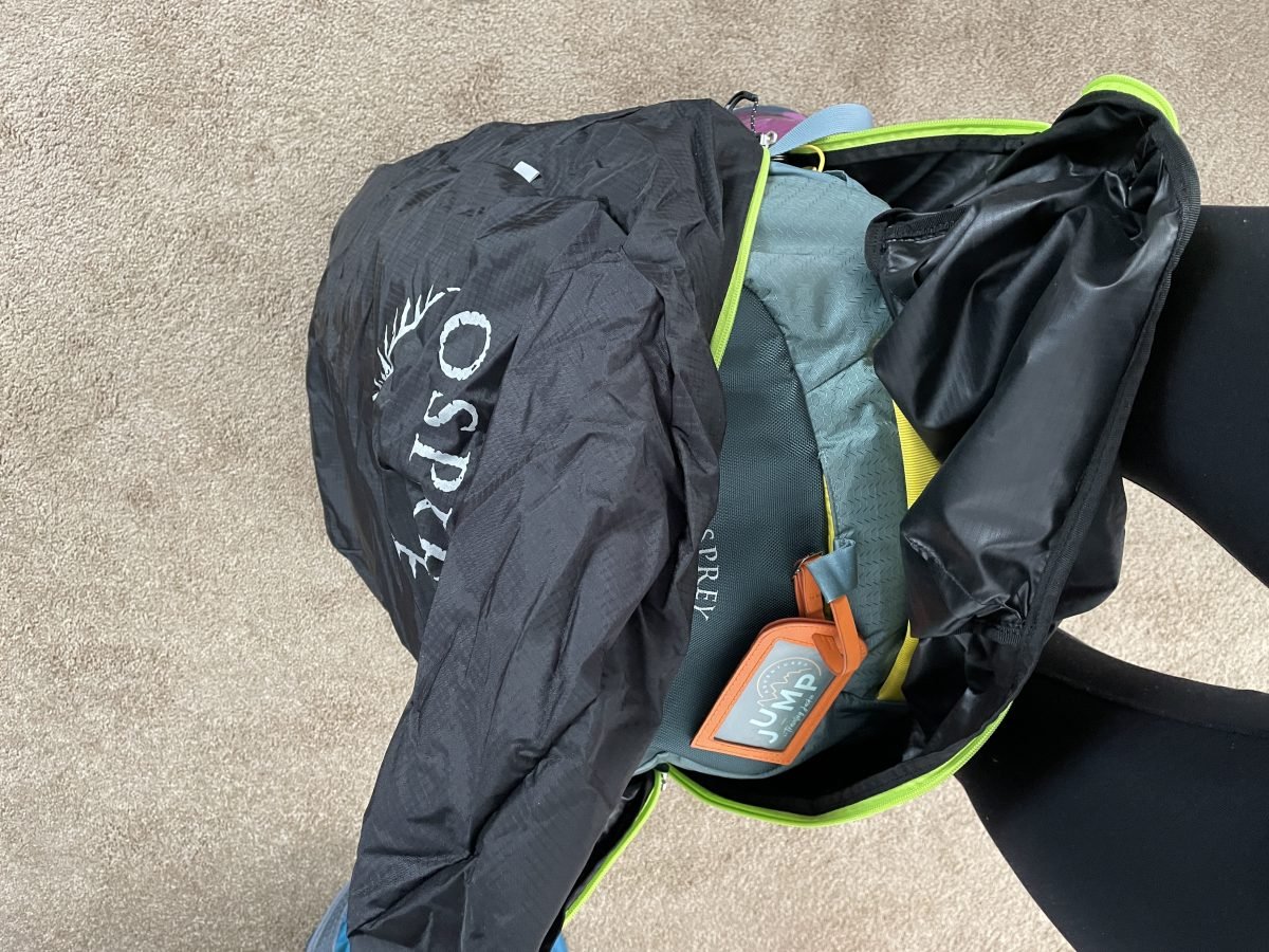 A black airporter covering a adventure travel pack